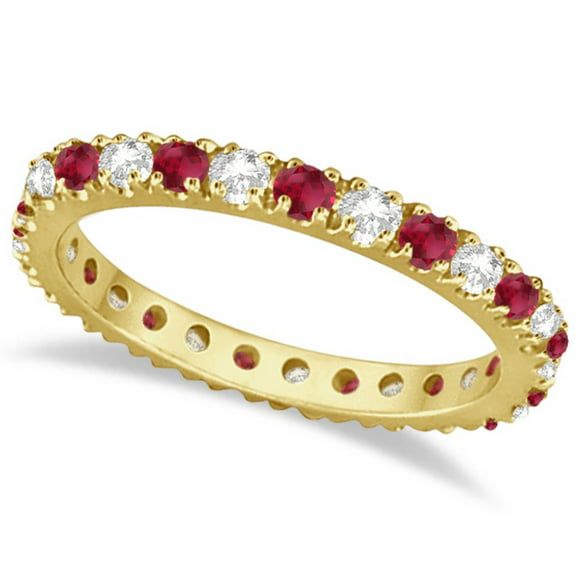 Details about  / 0.65Ct Princess Cut Ruby 14K Yellow Gold Finish Engagement Wedding Band Ring